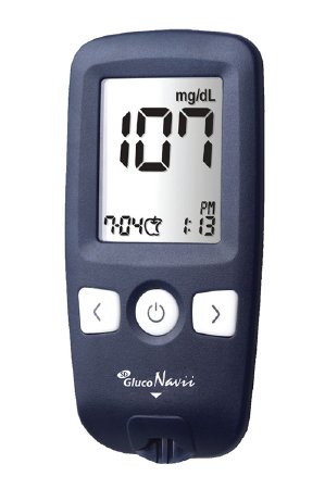 Links Medical Blood Glucose Meter Gluconavii 5 Second Results Stores Up To 400 Results No Coding Required - BGGNM01