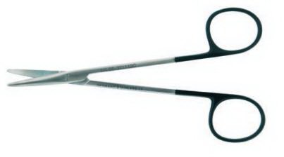 SuperCut - Strabismus Scissors Metzenbaum 4-1/4 Inch Length Straight Blunt Tip / Blunt Tip - BR08-37011SCS