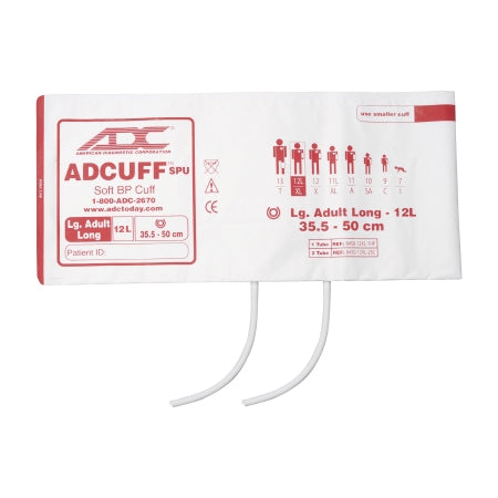Adcuff - Blood Pressure Cuff and Bulb Adult Arm Large Cuff 35.5 - 46 cm Cloth Fabric Cuff - 8650-12XL