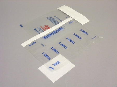 Therapak Corporation - Specimen Transport Bag with Document Pouch and Absorbent Pad 7 X 11 Inch Adhesive Closure Biohazard Symbol / Instructions for Use NonSterile - 15654