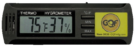 VWR International - Digital Incubator Thermometer Fahrenheit / Celsius 90° to 109°F (32° to 42°C) External Probe Battery Operated - 470101-186