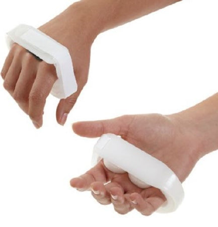 Breg Galveston Metacarpal - Hand Splint HDPE / Nylon / Polypropylene Left or Right Hand White Medium - 102234