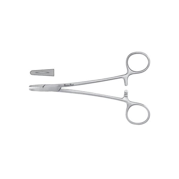 Miltex-Integra Holder Needle Mayo-Hegar Meister-Hand 7" Serrated Jaw Tungsten Carbide Ea - MH8-46TC