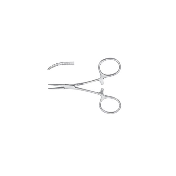 Miltex-Integra Forcep Hartman-Mosquito Meister-Hand 4" Curved Stainless Steel Ea - MH7-26