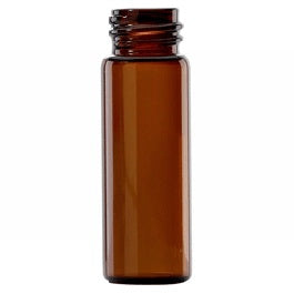 Fisher Scientific VIAL, GLASS W/SCREW TOP AMBER 15MMX45MM 4ML (1000/CS) - 3344103