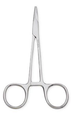 Centurion SnagFree - Needle Holder Centurion Snagfree 4-3/4 Inch Length Fine Straight Smooth Tips Finger Ring Handle - Medline - 66220