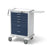Waterloo Industries Anesthesia Cart Steel 24.5 X 29 X 43.5 Inch 6 Drawers Light Gray/Dark Blue - UTGSU-333369-DKB