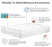 Protect A Bed Protect-A-Bed Bedding Encasement 18 X 76 X 80 Inch For King Size Mattresses - BOM1606