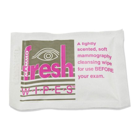 Freshwipes - Mammography Wipe Individual Packet Water / Alcohol / Potassium Sorbate Scented 50 Count - MAMWIPE