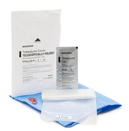 McKesson McKesson Transducer Cover 5.5 X 24 Inch Polyurethane Sterile For Transducer - Vaginal / Rectal - 16-1401