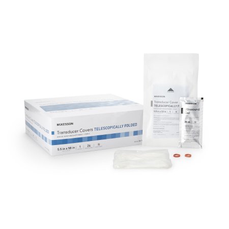 McKesson - Ultrasound Transducer Cover Kit 5-1/2 X 58 Inch Polyurethane Sterile For use with Ultrasound External Probe - 16-1406