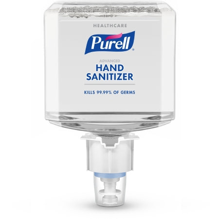 GOJO Purell Healthcare Advanced Hand Sanitizer 1,200 mL Ethyl Alcohol Foaming Dispenser Refill Bottle - 5051-02