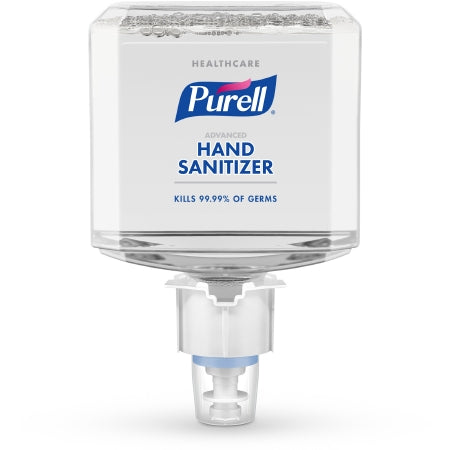GOJO Purell Healthcare Advanced Hand Sanitizer 1,200 mL Ethyl Alcohol Foaming Dispenser Refill Bottle - 5051-02