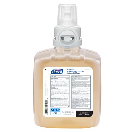 Purell Healthy Soap - Antimicrobial Soap Foaming 1,200 mL Dispenser Refill Bottle Unscented - 7881-02
