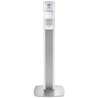Purell Messenger ES8 - Hand Hygiene Dispenser White ABS Plastic Automatic 1200 mL Floor Stand - 7308-DS-SLV