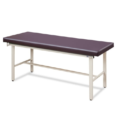 Clinton Industries Model 3100 Alpha S-Series Straight Line H-Brace Treatment Table Adjustable 450 Lbs. - 3100-27-3PC