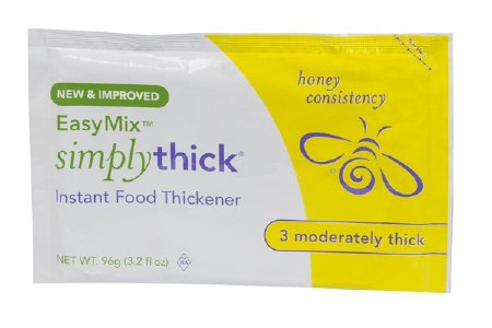 Simply Thick SimplyThickEasy Mix Food and Beverage Thickener 96 Gram Individual Packet Unflavored Gel Honey Consistency - STBULK25L3