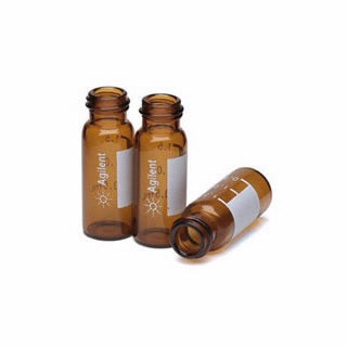 Agilent Technologies VIAL, SCREW TOP AMBER WRITE-ONSPOT CERTIFIED 2ML (100/PK) - 5182-0716