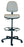 Pedigo Products Ergo Series Anesthesia Task Chair Adjustable Backrest Pneumatic Height Adjustment Dual Wheel Casters Beige - T-584