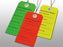 Elkay Plastics - Equipment Tag For DME/HME Equipment Red 2-5/16 X 4-3/4 Inch 2-31/100- X 4-3/4 Inch Card Stock 500 per Case - TDER
