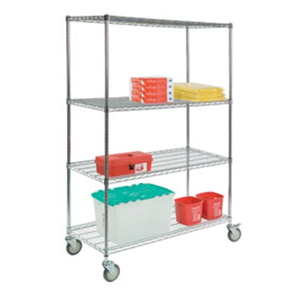 Lakeside Mfg Co Cart Wire 48X24X69" 4-5" Swivel Casters Ea - R244863CC-4