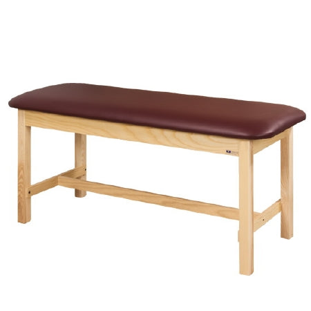 Clinton Industries Model 100 Classic Series Straight Line Treatment Table Fixed Height 400 Lbs. - 100-24-1NT-WG3