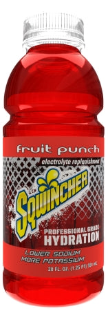 Kent Precision Foods Sqwincher Electrolyte Replenishment Drink Fruit Punch Flavor 20 oz. - X374-MB600