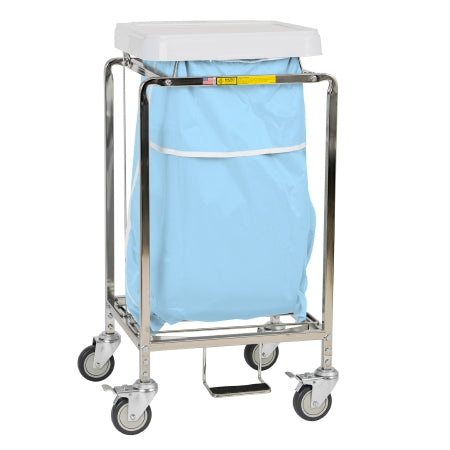 R & B Wire Products - Hamper with Bag 4 Casters - 682B