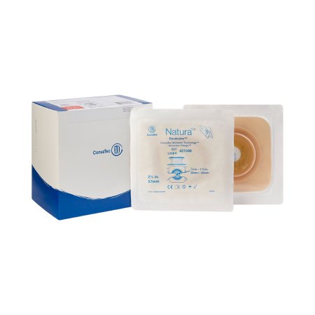 Natura - Ostomy Barrier Moldable Durahesive Adhesive 57 mm Flange Sur-Fit System Hydrocolloid Tape Collar 7/8 to 1-1/4 Inch Opening - 421040