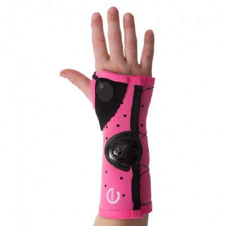 DJO ARM BRACE, FRACTURE EXOS OPEN THUMB PNK RT PED XSM - 311-32-4444