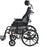 Drive Medical Kanga Tilt-In-Space Wheelchair Desk Length Arm Mag Wheel Black 16 Inch Seat Width 250 lbs. Weight Capacity - KGA-8016-2GB