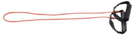 CanDo - Exercise Resistance Tubing with Handles Red 48 Inch Length Light Resistance - 551615
