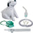 Roscoe Medical Roscoe Compressor Nebulizer System Small Volume 5 Ml Medication Cup Pediatric Aerosol Mask / Mouthpiece Delivery - NEB-DOG