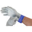 LifeStar EC - Exam Glove X-Large NonSterile Nitrile Extended Cuff Length Textured Fingertips White / Blue Not Chemo Approved - LSE-104-XL