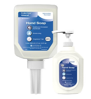 DebMed USA Kindest Kare Advanced Antimicrobial Soap Liquid 15 oz. Pump Bottle Unscented - 6267R2