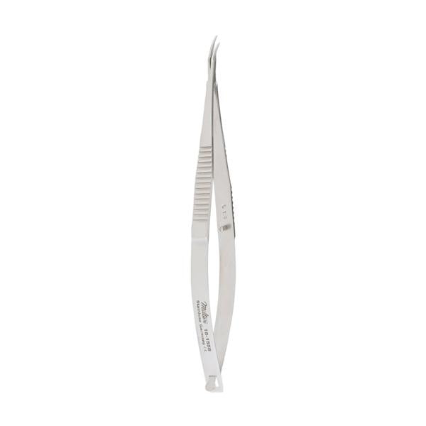 Miltex-Integra Scissors Surgical Castroviejo 4" Blunt Angled Right Stainless Steel Ea - 18-1558