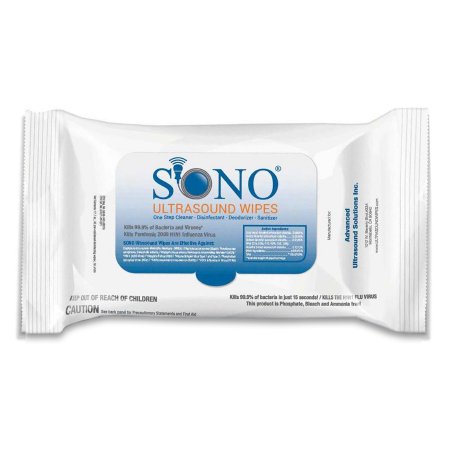 Sono - Surface Disinfectant Cleaner Premoistened Manual Pull Wipe 50 Count Soft Pack Scented NonSterile - SONO4018