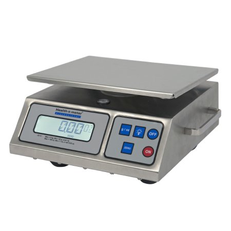 Health O Meter - Lab Scale Digital Display 176 oz / 5000 Gram Capacity Stainless Steel AC Power - 3401KL