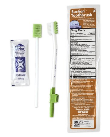 Toothette - Suction Toothbrush Kit NonSterile - 6561
