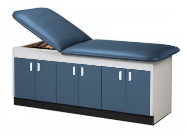 Clinton Industries Model 9106 Style Line Series Laminate Treatment Table Fixed Height 425 Lbs. - 9106-38-1GR-2GR-3PC