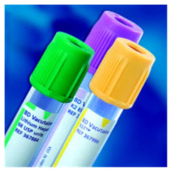 Becton-Dickinson Tube Venous Blood Collection Vacutainer 2Ml 13X75Mm Plstc Lthm Hep Green 1000/Ca - 366664