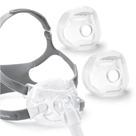 Amara View - CPAP Full Face Mask (FitPack) Under-the-Nose Full Face Style Small, Medium, and Large Cushions - 1090670