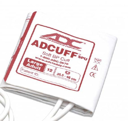 American Diagnostic Corp Adcuff Blood Pressure Cuff Adult Arm Large 35.5-46 cm Nylon - 8650-12X