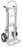 Uline - Convertible Hand Truck 2 Wheels / 2 Casters Hand Truck 500 lbs. / Platform 800 lbs. Aluminum Push Handle Aluminum - H-1480