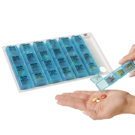 Apothecary Products One-Day-At-A-Time Pill Organizer Large 7 Day 4 Dose - 67165