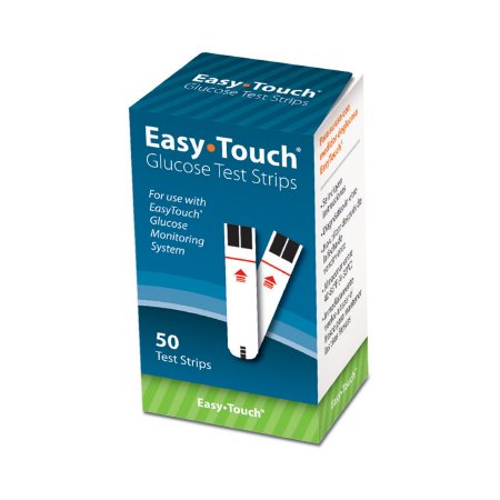 MHC Medical - Blood Glucose Test Strips 50 Strips per Box For Easy Touch Meters - 807050