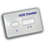 Meridian ImmunoCard STAT! hCG Combo Rapid Test Kit Fertility Test hCG Pregnancy Test Serum / Urine Sample CLIA Waived for Urine 25 Tests - 755425