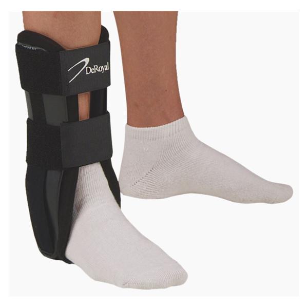 Deroyal Industries Inc Stirrup Brace Confor Flex-N-Fit Ank Polyurethane/Foam Black Sz 10 Osfa Univ 6/Ca - AB2340-06