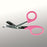 McKesson McKesson Medicut Trauma Shears Pink 7-1/4 Inch Medical Grade Stainless Steel Finger Ring Handle Blunt/Blunt - 320NP