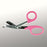 McKesson Medicut - Trauma Shears Pink 7-1/4 Inch Length Medical Grade Stainless Steel Finger Ring Handle Blunt Tip / Blunt Tip - 320NPMM